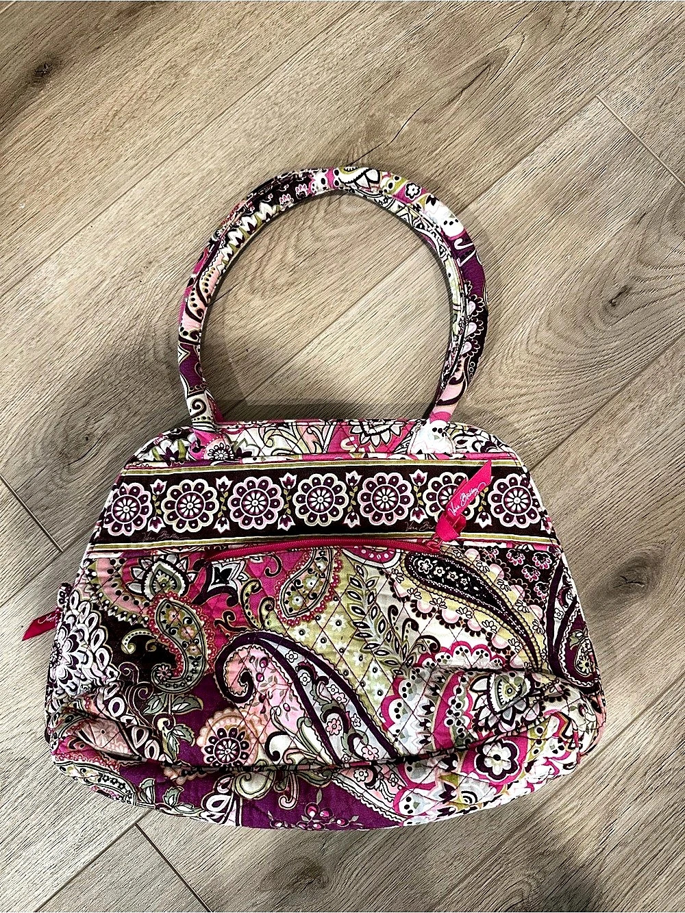 Vera Bradley Laura Shoulder Bag Pink & Purple